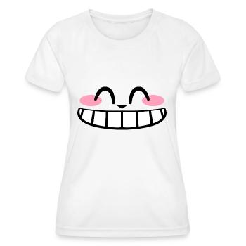 Kawaii Wide Smile | Kate 2021 Tank - Women's Functional T-Shirt - white - Front - AI Model Female 172 dark (172cm)
