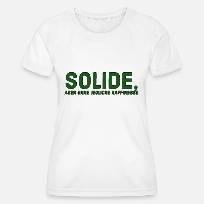 Solid but devoid of any sophistication - Women's Functional T-Shirt - white