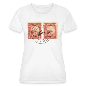 Kiwi stamps - Women's Functional T-Shirt - white - Front - AI Model Female 172 dark (172cm)