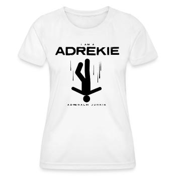 Funny Logo - New Words - Frauen Funktions-T-Shirt - Weiß - Vorne - AI Model Female 172 dark (172cm)