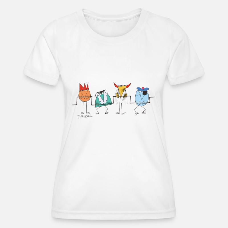Shadoks pump - Women's Functional T-Shirt - white