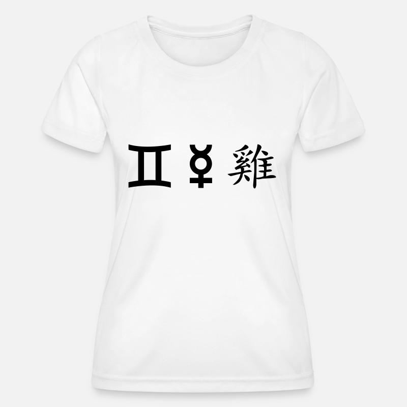 Gemini Gemini Mercury Rooster - Women's Functional T-Shirt - white
