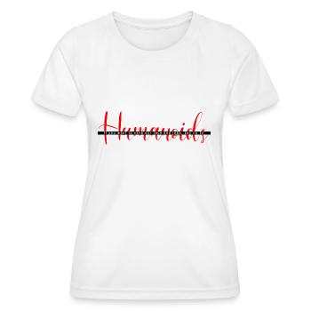 Humanoïde - T-shirt sport Femme - blanc - Devant - AI Model Female 172 dark (172cm)