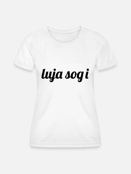 luja sog i - Frauen Funktions-T-Shirt - Weiß