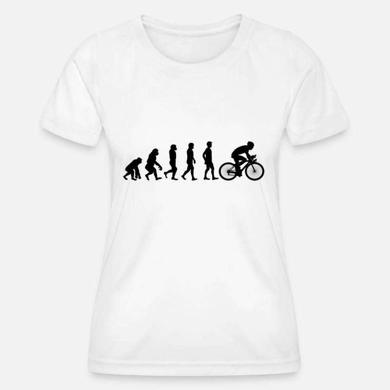 Bike Evolution black - Women's Functional T-Shirt - white