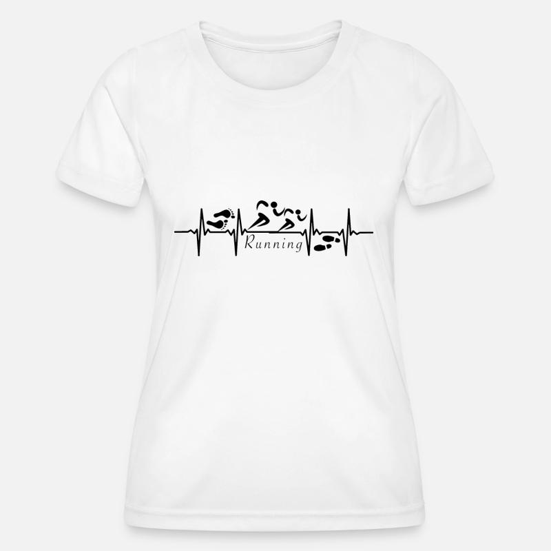 Puls Design Running - Women's Functional T-Shirt - white