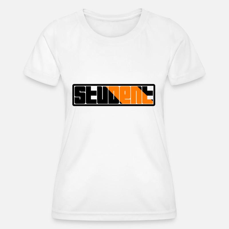 Student Logo - Women's Functional T-Shirt - white