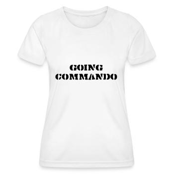 commando va - T-shirt sport Femme - blanc - Devant - AI Model Female 172 dark (172cm)