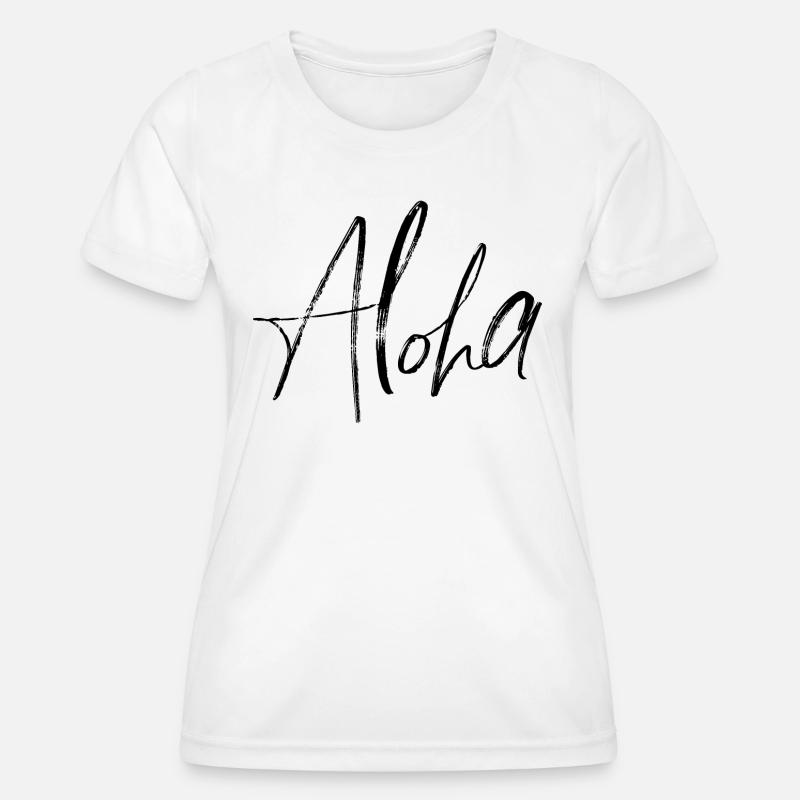 Aloha - Women's Functional T-Shirt - white
