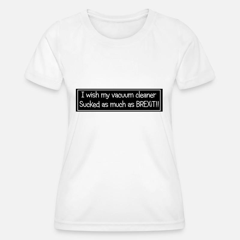 brexit VAC - Women's Functional T-Shirt - white