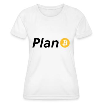 Plan B - T-shirt sport Femme - blanc - Devant - AI Model Female 172 dark (172cm)