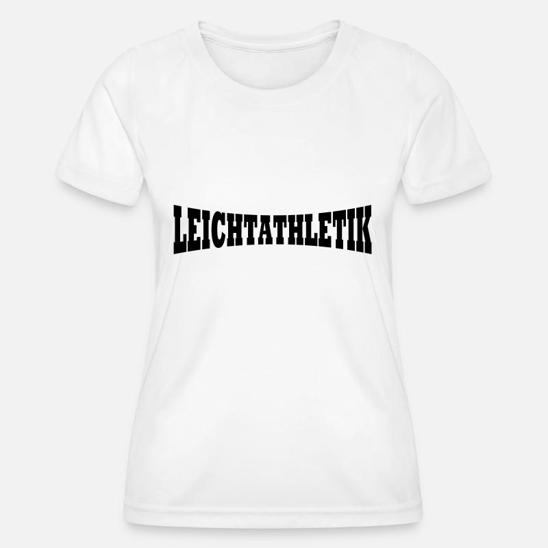 Athletics logo - Women's Functional T-Shirt - white