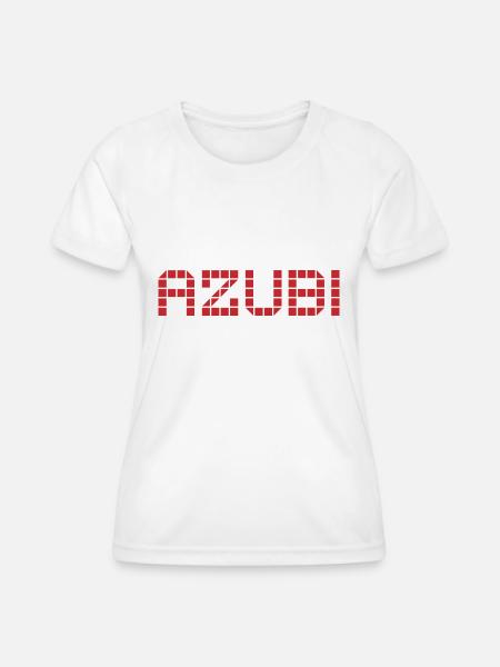 Azubi Tshirt 2 23 rot - Frauen Funktions-T-Shirt - Weiß