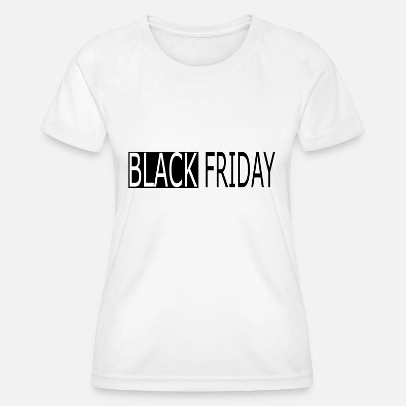Black Friday - Women's Functional T-Shirt - white