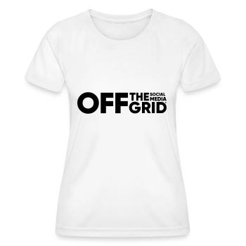AUS DEM SOCIAL MEDIA GRID® - Frauen Funktions-T-Shirt - Weiß - Vorne - AI Model Female 172 dark (172cm)