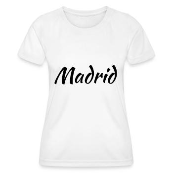 Madrid - Women's Functional T-Shirt - white - Front - AI Model Female 172 dark (172cm)
