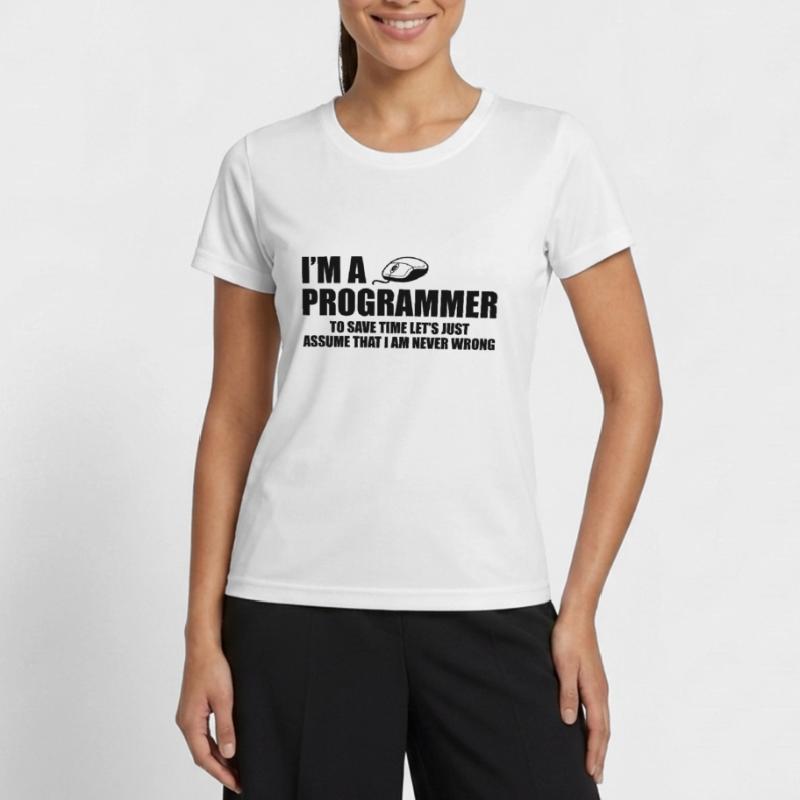 Programmer Programming Informatik Geschenk Frauen Funktions-T-Shirt