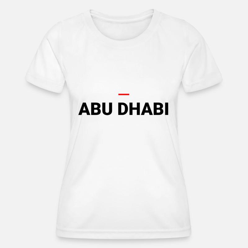ABU DHABI - Women's Functional T-Shirt - white