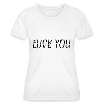 Beziehungs Glück oder Stress - Frauen Funktions-T-Shirt - Weiß - Vorne - AI Model Female 172 dark (172cm)