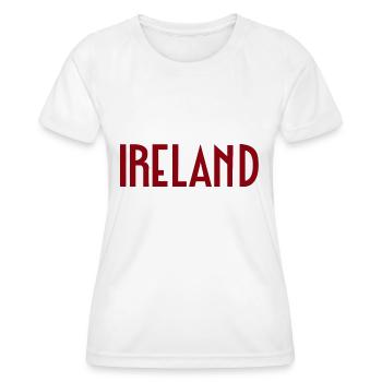 Ireland - Women's Functional T-Shirt - white - Front - AI Model Female 172 dark (172cm)