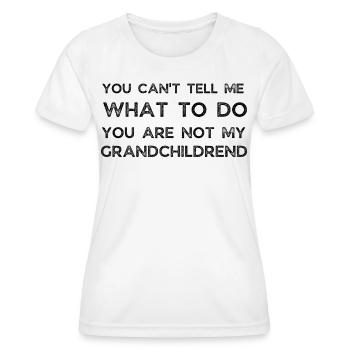 funny grandad. - Women's Functional T-Shirt - white - Front - AI Model Female 172 dark (172cm)