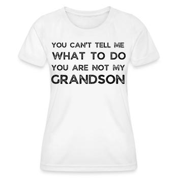 funny grandad. - Women's Functional T-Shirt - white - Front - AI Model Female 172 dark (172cm)