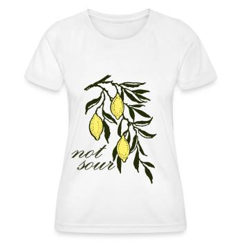not sour - Frauen Funktions-T-Shirt - Weiß - Vorne - AI Model Female 172 dark (172cm)