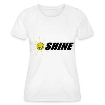 SUNSHINE lustige Bilder Sonne lustige Sprüche - Frauen Funktions-T-Shirt - Weiß - Vorne - AI Model Female 172 dark (172cm)