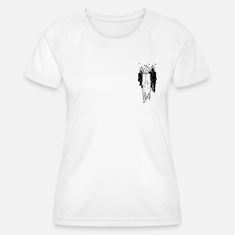 Candle-Light Dinner - Women's Functional T-Shirt - white