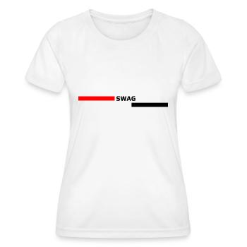 SWAG - Women's Functional T-Shirt - white - Front - AI Model Female 172 dark (172cm)