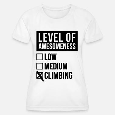 Escalada Escalada Escalada Camiseta funcional para mujeres