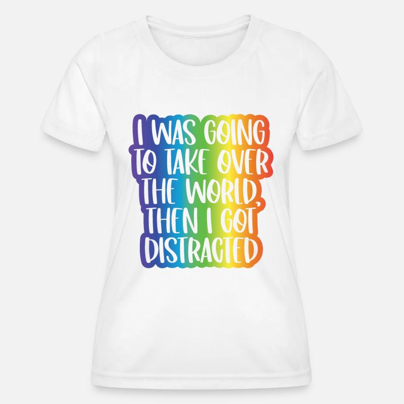 ADHD - Women's Functional T-Shirt - white