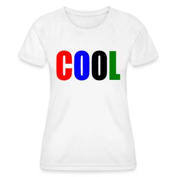 Cool - Women's Functional T-Shirt - white - Front - AI Model Female 172 dark (172cm)