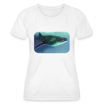 Walhai whale shark - Frauen Funktions-T-Shirt - Weiß - Vorne - AI Model Female 172 dark (172cm)