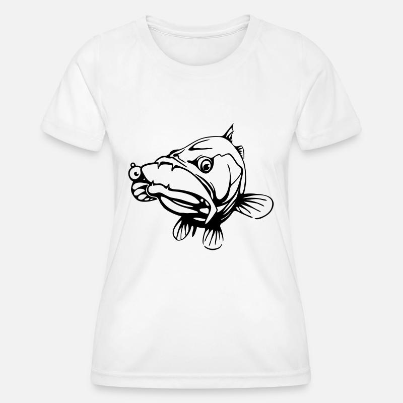 pike-perch - Women's Functional T-Shirt - white