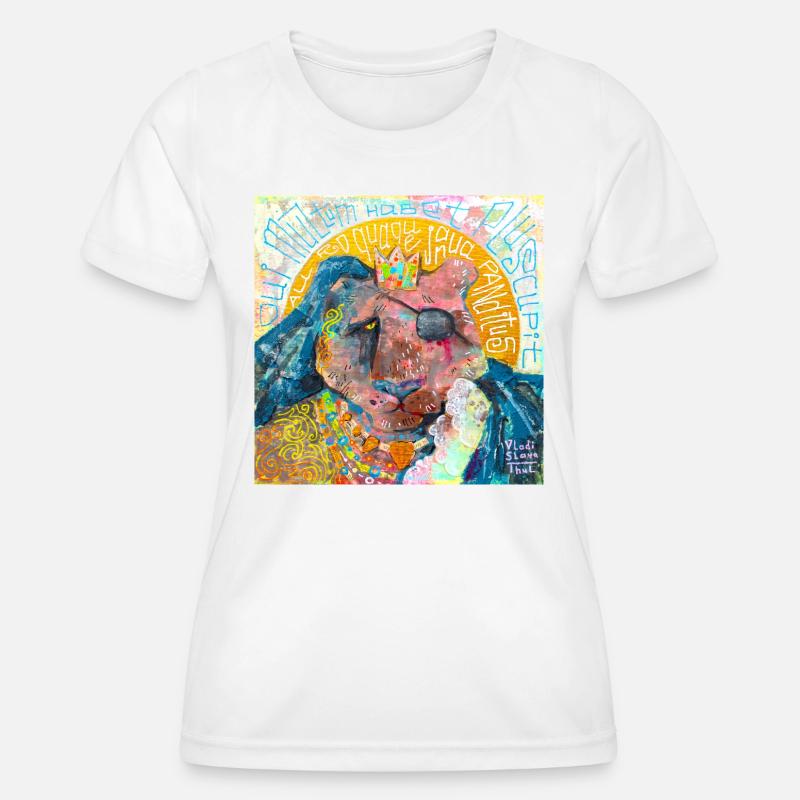 Pilgrim Lion - Women's Functional T-Shirt - white