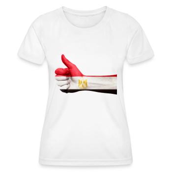 EGYPTE / EGYPTE - T-shirt sport Femme - blanc - Devant - AI Model Female 172 dark (172cm)