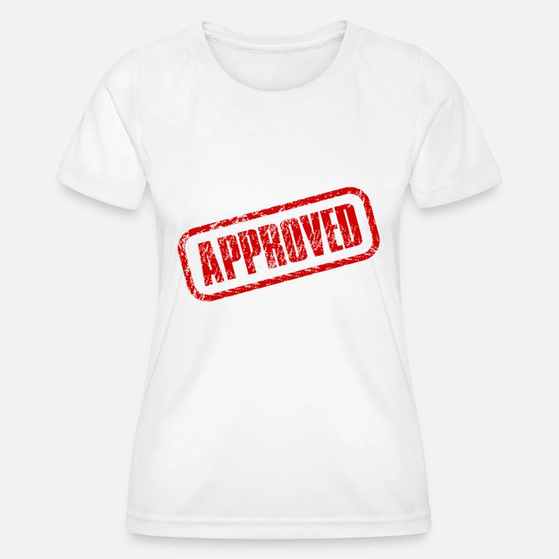 Approved - Women's Functional T-Shirt - white