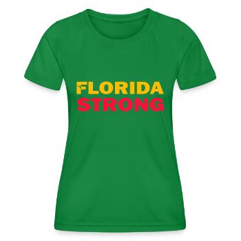 Florida Stark - Frauen Funktions-T-Shirt - Kelly Green - Vorne - AI Model Female 172 dark (172cm)