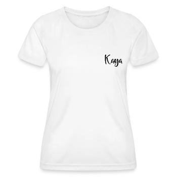 Vorname Kaya - Frauen Funktions-T-Shirt - Weiß - Vorne - AI Model Female 172 dark (172cm)