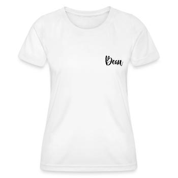 Prénom Beau - T-shirt sport Femme - blanc - Devant - AI Model Female 172 dark (172cm)