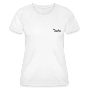 Vorname Clementine - Frauen Funktions-T-Shirt - Weiß - Vorne - AI Model Female 172 dark (172cm)