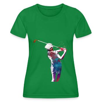 Sport-Golfer - Frauen Funktions-T-Shirt - Kelly Green - Vorne - AI Model Female 172 dark (172cm)