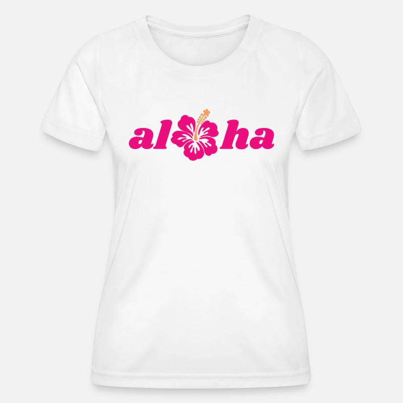 Aloha - Women's Functional T-Shirt - white
