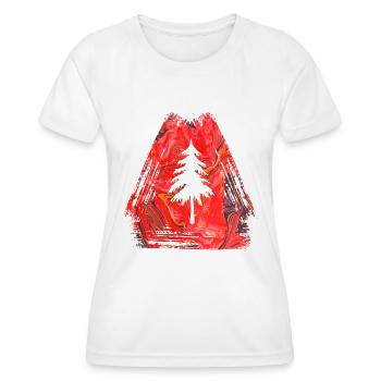 tanne e 13 - Frauen Funktions-T-Shirt - Weiß - Vorne - AI Model Female 172 dark (172cm)