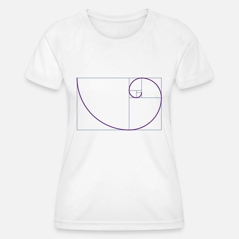 fibonacci - Women's Functional T-Shirt - white