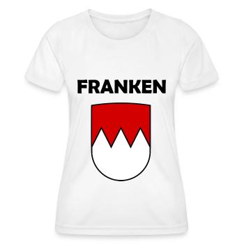 Franconia in the south - Women's Functional T-Shirt - white - Front - AI Model Female 172 dark (172cm)