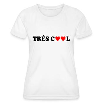 Tres cool - T-shirt sport Femme - blanc - Devant - AI Model Female 172 dark (172cm)