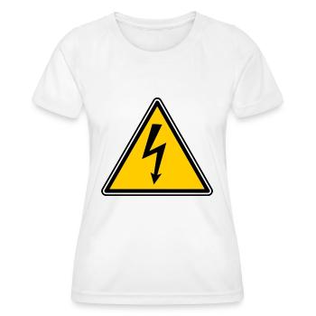 lightbulb light bulb gluehampe lamp7 - Women's Functional T-Shirt - white - Front - AI Model Female 172 dark (172cm)