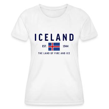 Iceland Classic - Women's Functional T-Shirt - white - Front - AI Model Female 172 dark (172cm)